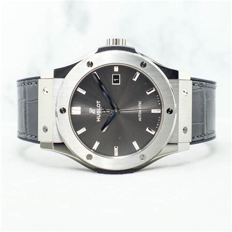 hublot grey dial|Hublot Classic Fusion Racing Grey .